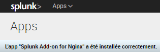 Intégrer des logs Nginx dans Splunk